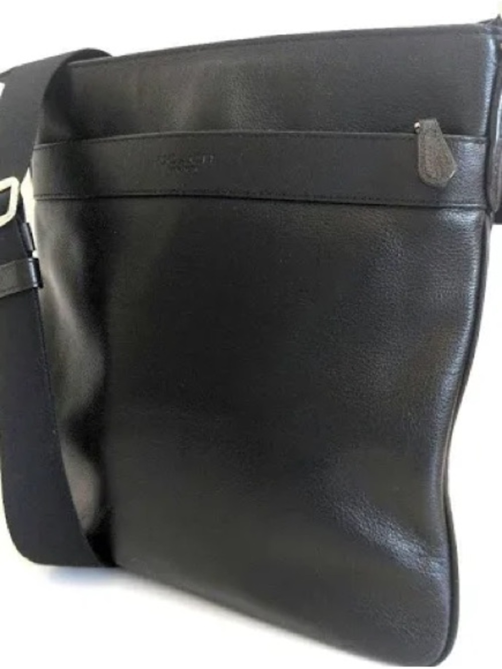 Coach Black Leather Crossbody Bag
